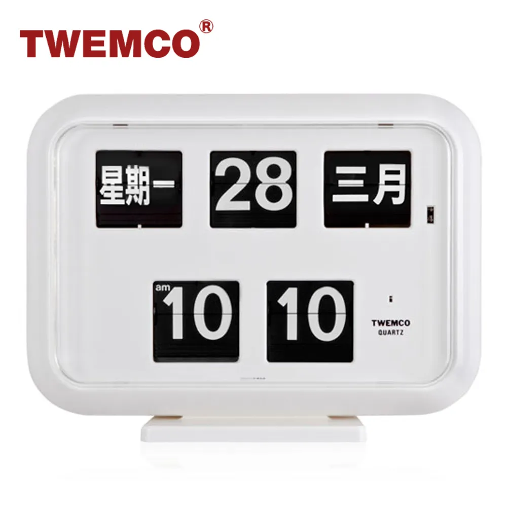 【TWEMCO】QD-35 翻頁鐘 中文萬年曆 桌放 壁掛(共6色) 歷史價格詳細信息
