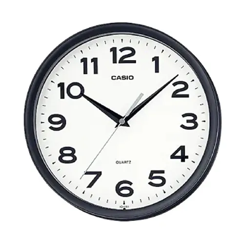 CASIO 經典復古流線型放指針方形掛鐘-咖啡框X白面 IQ-152-5 歷史價格詳細信息