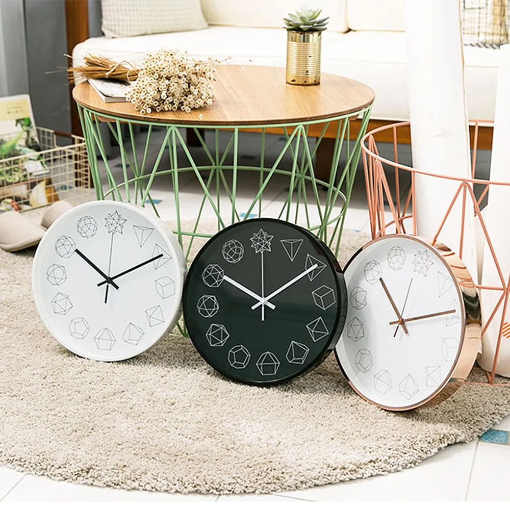 Lovel 30cm 3D立體古銅金框靜音時鐘-共三款 歷史價格詳細信息