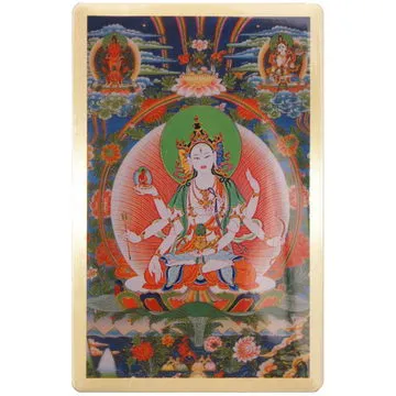 尊勝佛母心咒圖片 相紙打印雙面塑封 佛教密宗咒輪  結緣 唐卡 佛畫 歷史價格詳細信息