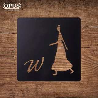 【OPUS東齊金工】鏤空黑廁所標示牌-邂逅-TOILET圓款/戶外WC指示牌 SB-to02(B) 歷史價格詳細信息