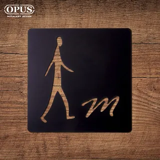 【OPUS東齊金工】鏤空黑廁所標示牌-邂逅-TOILET圓款/戶外WC指示牌 SB-to02(B) 歷史價格詳細信息