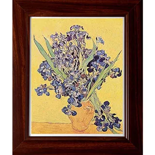 《瓶中薔薇》梵谷．後印象派 世界名畫 經典名畫 風景油畫-白框60x80CM 歷史價格詳細信息