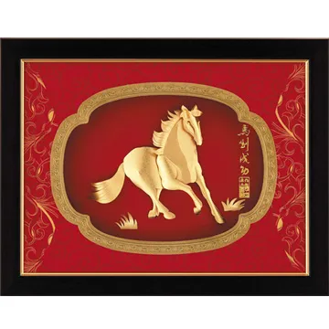 金箔畫 純金 *金鴻喜系列*老鷹【大展鴻圖】...23x23cm 歷史價格詳細信息