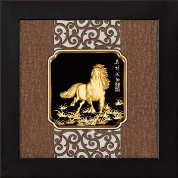 金箔畫 純金 素雅系列【蘭香怡德 蘭】...30x30cm 歷史價格詳細信息