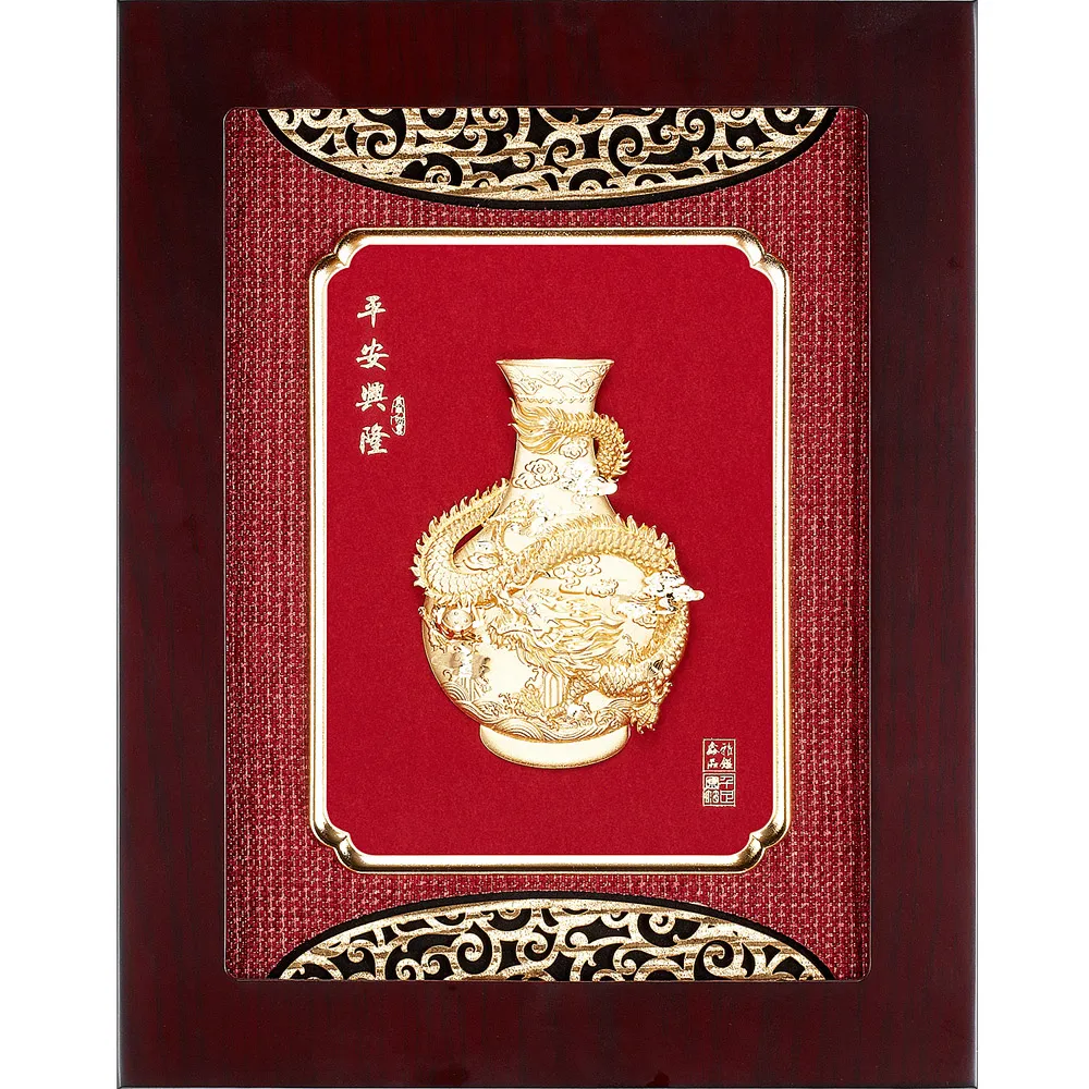 雅鑑鑫品金箔畫圓盤系列(大)【馬到成功】...28x28cm 歷史價格詳細信息