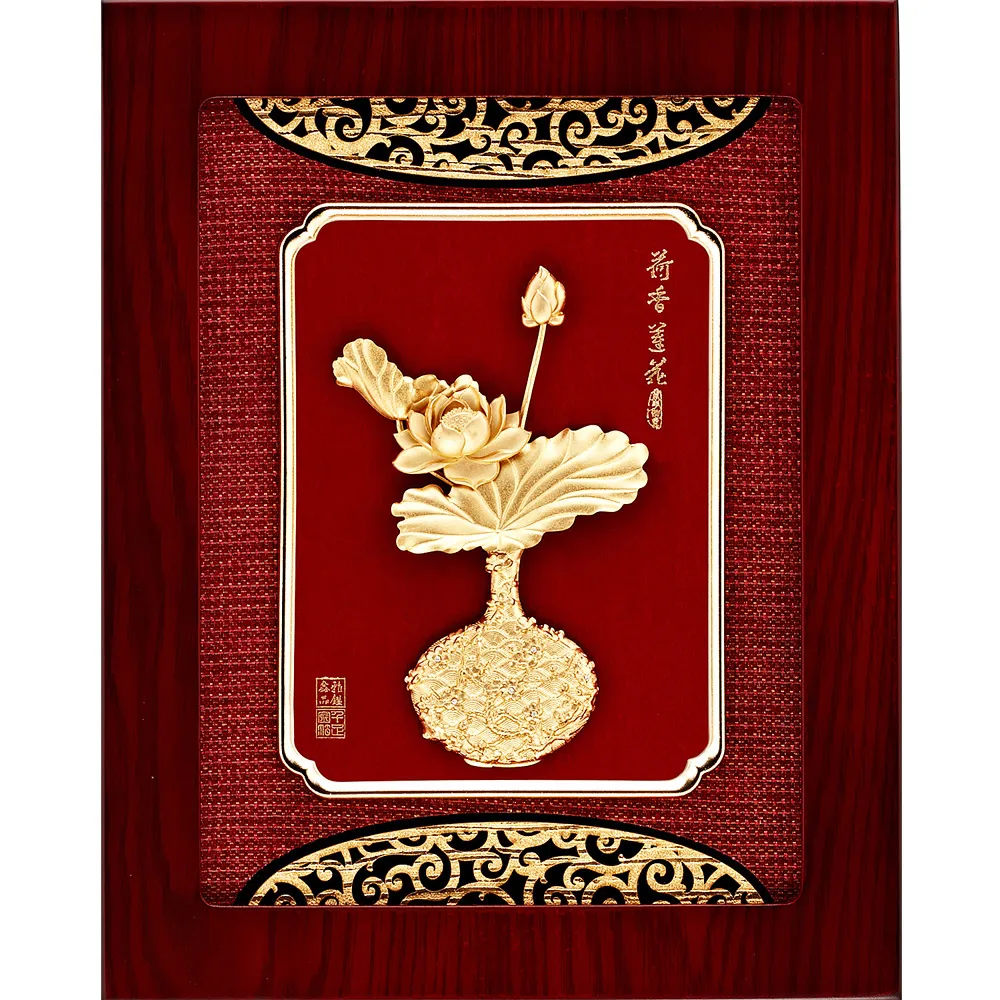 雅鑑鑫品金箔畫圓盤系列(大)【馬到成功】...28x28cm 歷史價格詳細信息