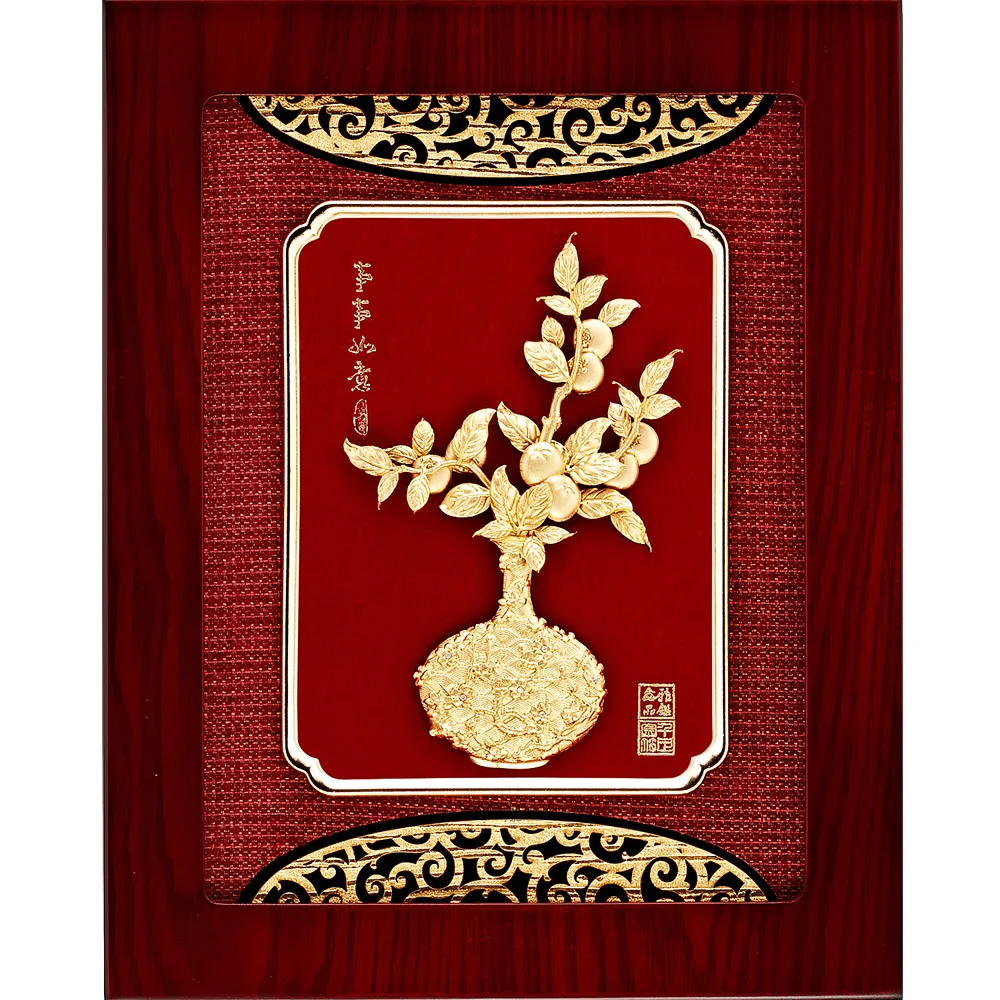 雅鑑鑫品金箔畫圓盤系列(大)【馬到成功】...28x28cm 歷史價格詳細信息