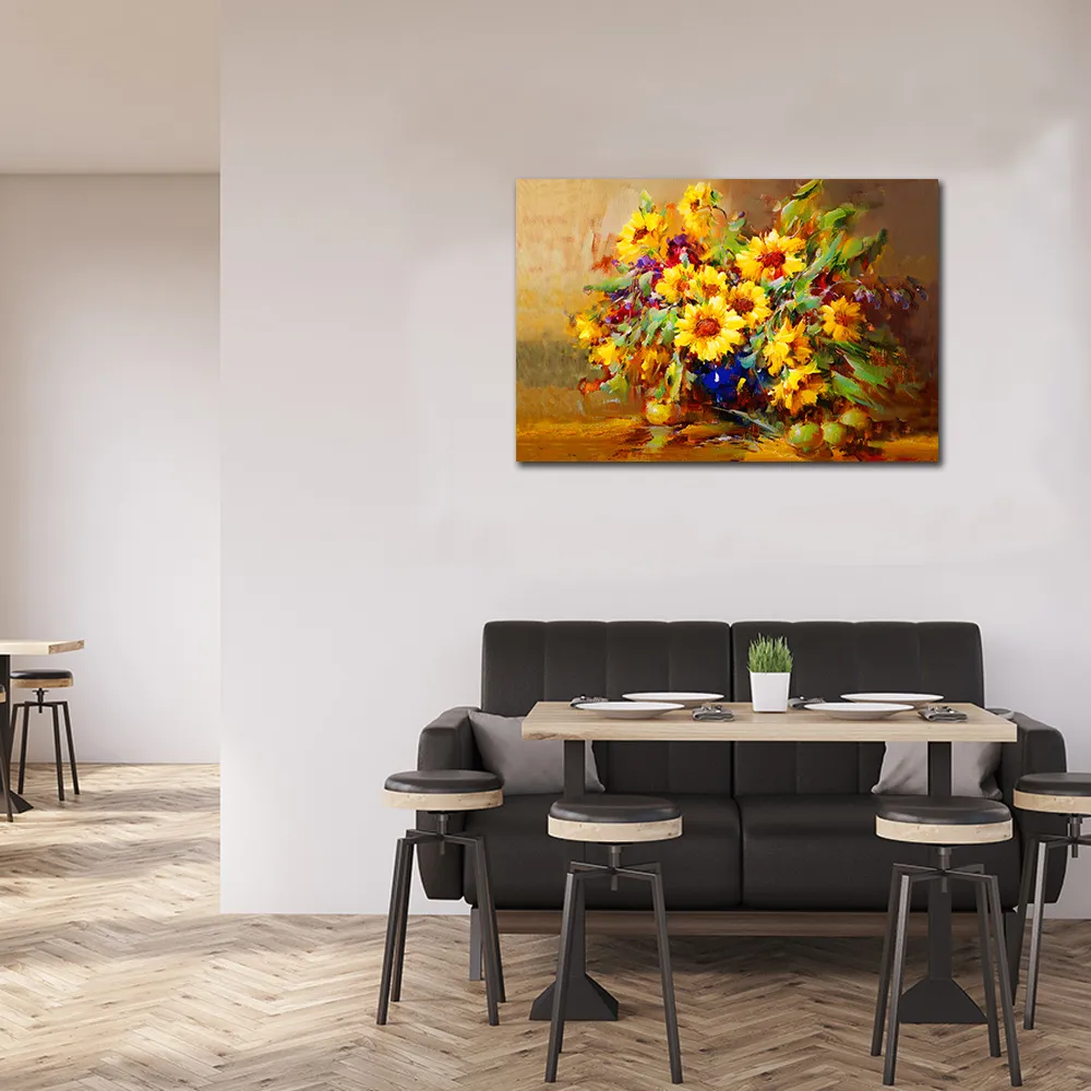 御畫房 花開吉祥之二 國家一級畫師手繪油畫60×90cm 歷史價格詳細信息
