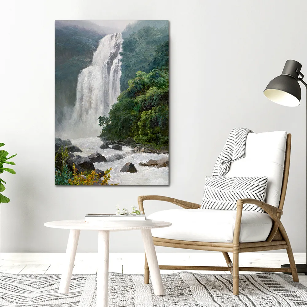 高山流瀑 雲仙樂幽遠美境 銘馨易拍110PF08 早期 水墨畫 ... 彩墨畫心宣紙已托裱 無款及保存如圖（老使用痕等） 歷史價格詳細信息