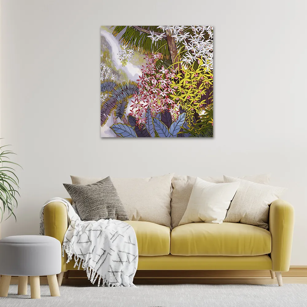 御畫房 花開吉祥之二 國家一級畫師手繪油畫60×90cm 歷史價格詳細信息