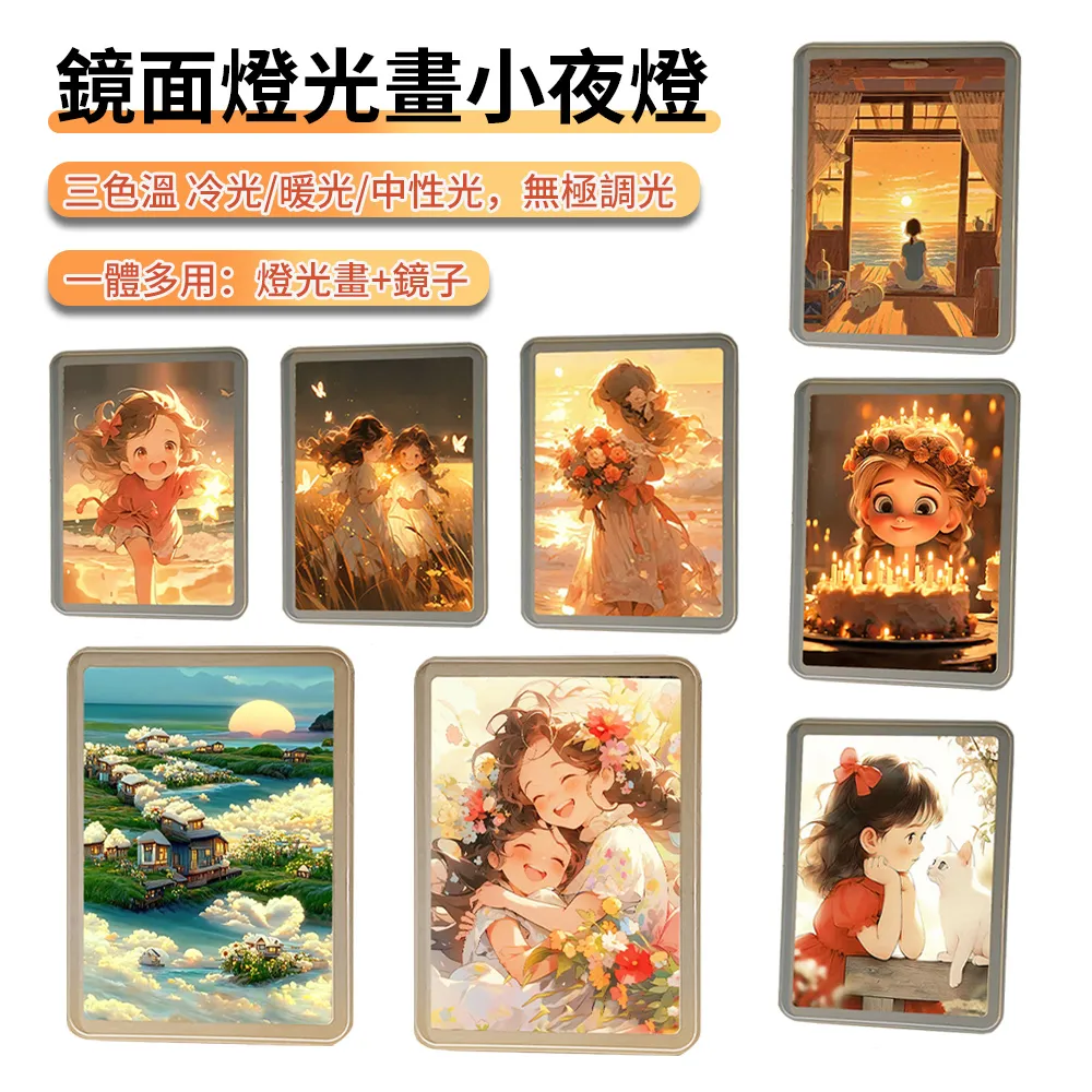 創意LED燈 【三色變光】臺燈 護眼燈 臥室床頭燈 書房照明 氛圍立燈 歷史價格詳細信息