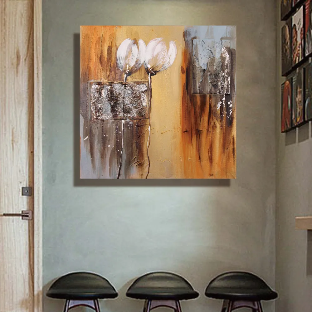 TROMSO時尚無框畫抽象藝術-悠藍百合W422 歷史價格詳細信息