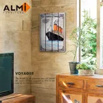 【ALMI】SYZ RECYCLED-BOOKSHELVES 雙門三抽船板復古書架 歷史價格詳細信息