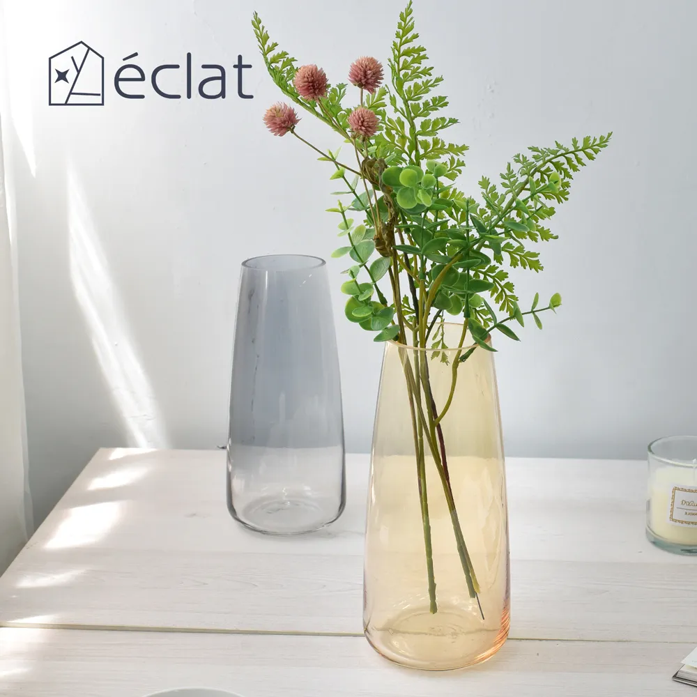 éclat  匠心花藝高雅花紋六角時尚晶透花瓶 玉竹 歷史價格詳細信息