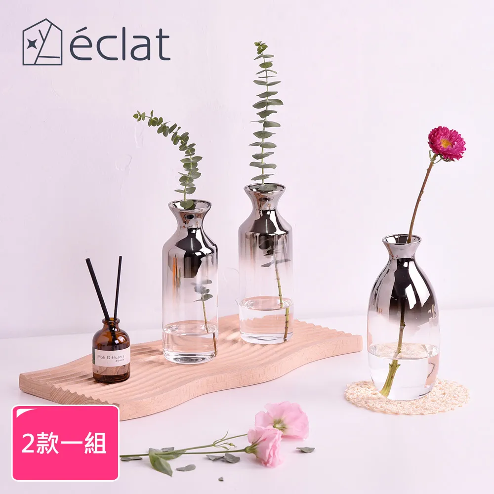 éclat 歐式輕奢皮革手提玻璃花瓶/桌面擺飾_2款任選 歷史價格詳細信息