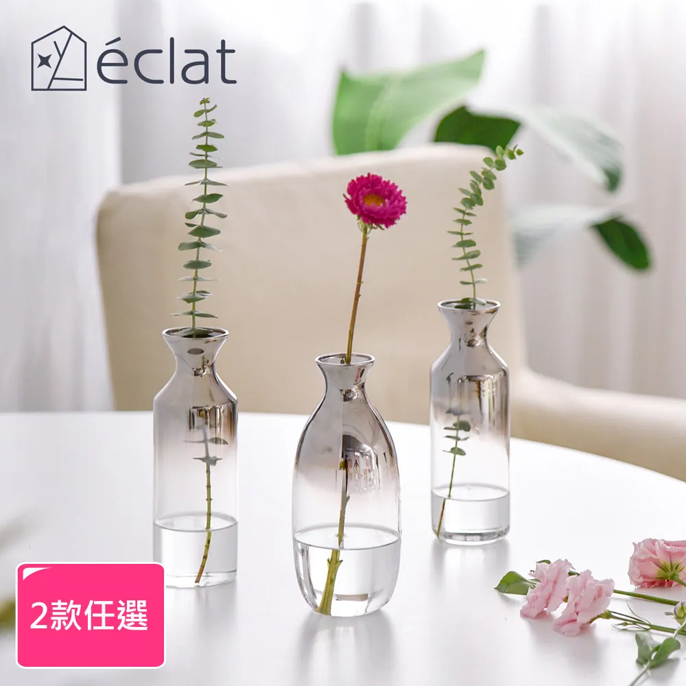 éclat 歐式輕奢皮革手提玻璃花瓶/桌面擺飾_2款任選 歷史價格詳細信息