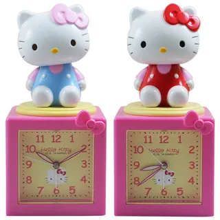 Hello Kitty鬧鐘 LED燈光/貪睡  愛心造型 正版三麗鷗 【先詢問再下單】☆匠子工坊☆【C0063】 歷史價格詳細信息