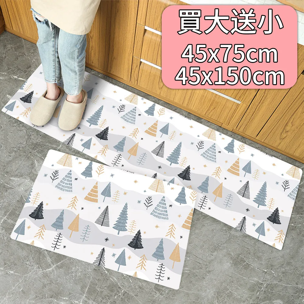 【買加長送短/半島良品】 防水防油免打理懶人皮革地墊-優雅桉樹葉 歷史價格詳細信息