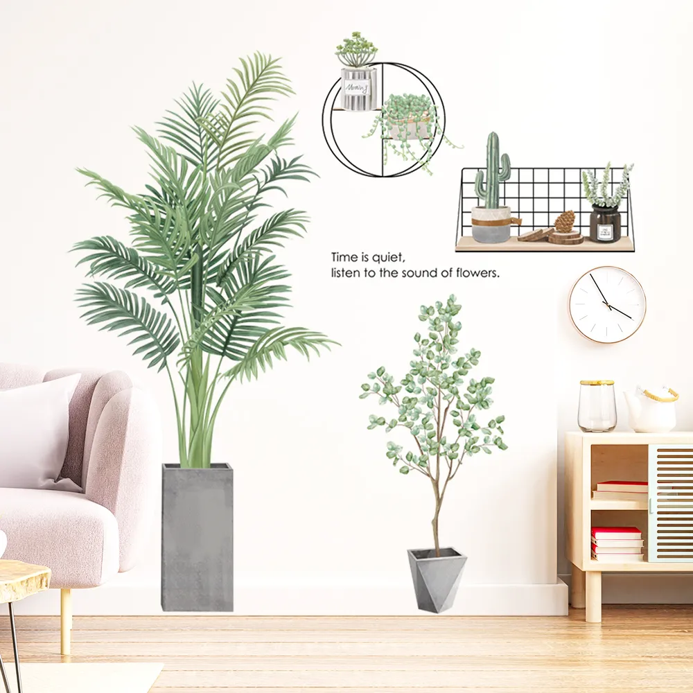 【半島良品】 DIY無痕創意牆貼/壁貼-綠樹小貓 歷史價格詳細信息