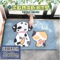 【半島良品】萌兔花朵/頂級防油防滑皮革地墊_45x120cm 歷史價格詳細信息