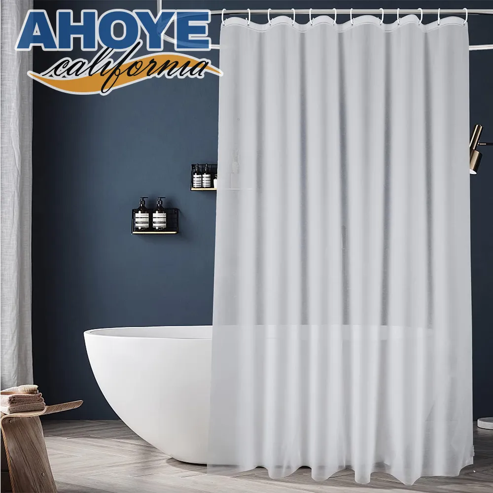 【AHOYE】PEVA免打孔加厚防霉防水浴簾 附掛環 (乾濕分離 浴簾 淋浴間) 歷史價格詳細信息