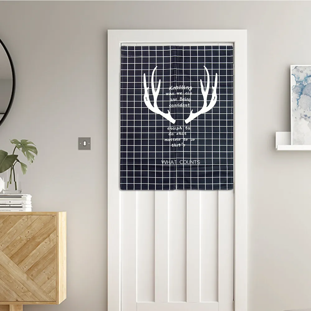 TROMSO厚白棉麻風尚門簾-D43鹿境山林 歷史價格詳細信息