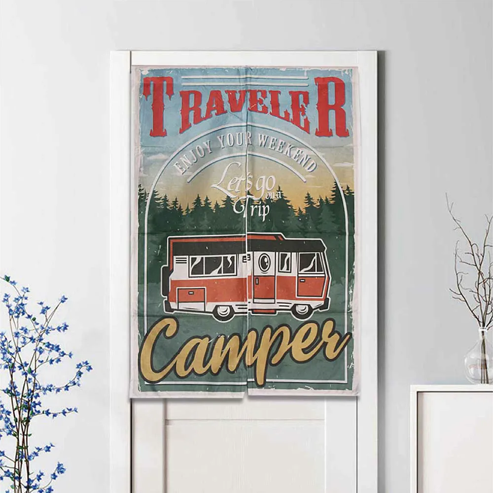 TROMSO厚白棉麻風尚門簾-D43鹿境山林 歷史價格詳細信息