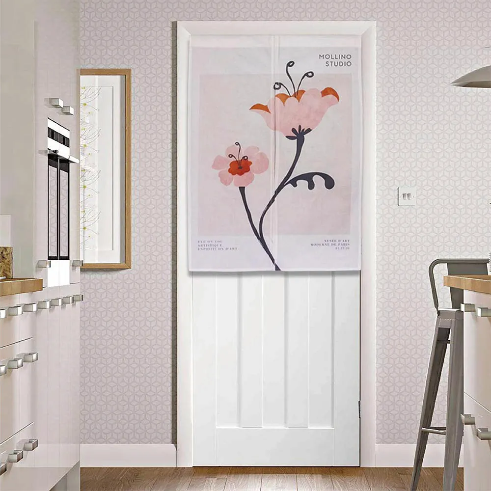 TROMSO厚白棉麻風尚門簾-D43鹿境山林 歷史價格詳細信息