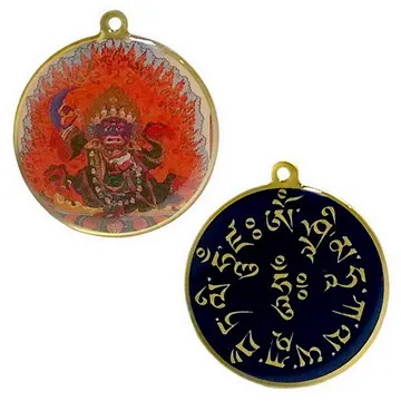 二臂瑪哈嘎拉佛像神像純銅彩繪藏傳工吉祥供奉擺件密宗護法像 歷史價格詳細信息