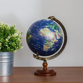 【SkyGlobe】6吋網版七彩綠存錢筒鎳色底座地球儀《泡泡生活》交換禮物 聖誕禮物 歷史價格詳細信息