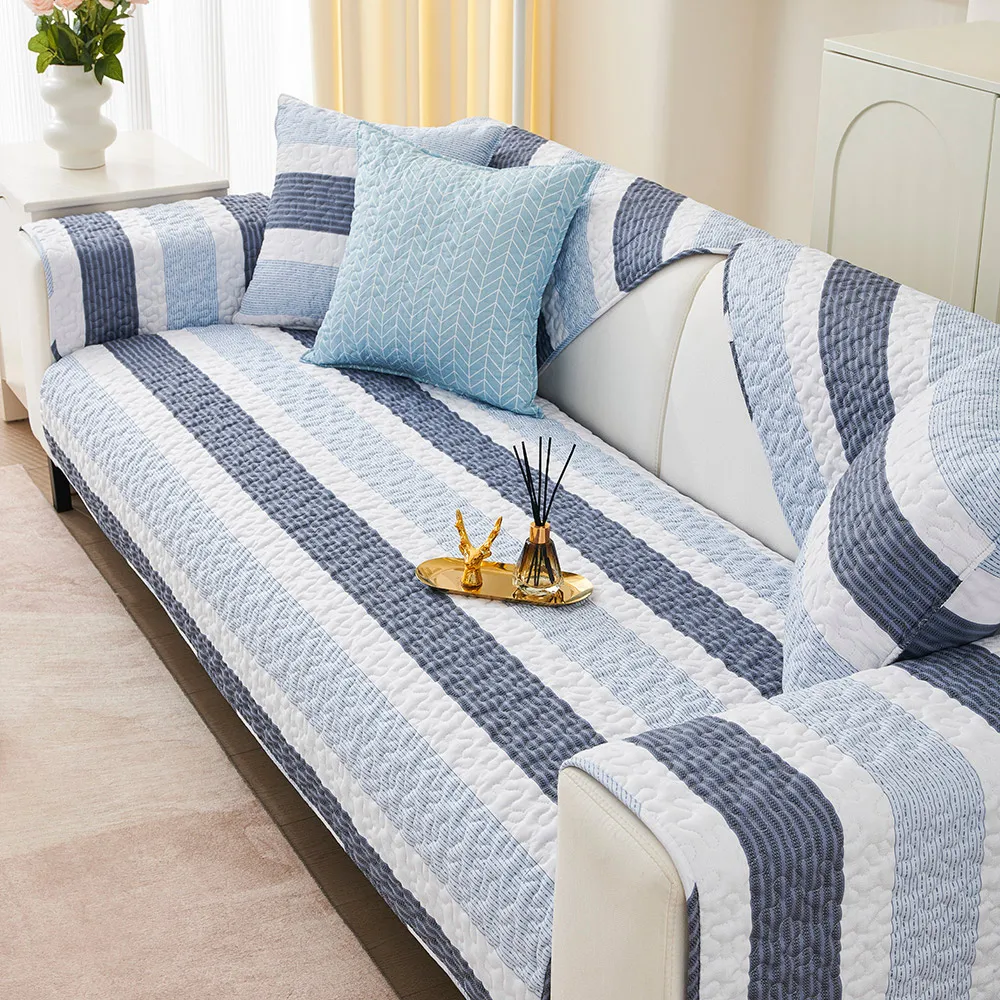【新作部屋】純棉簡約條紋防滑沙發墊-1+2+3(三件組) B-4104/4105-1+2+3 歷史價格詳細信息