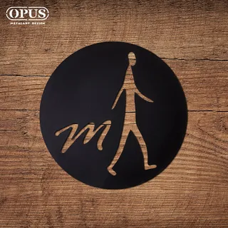 【OPUS東齊金工】鏤空黑廁所標示牌-邂逅-TOILET圓款/戶外WC指示牌 SB-to02(B) 歷史價格詳細信息