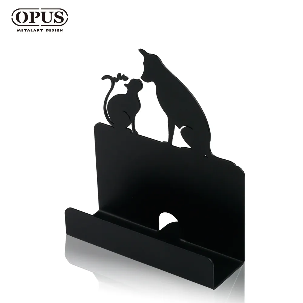 【OPUS東齊金工】歐式鐵藝貓咪名片座(經典黑) 名片夾 名片架 商務名片盒 CA-ca02B 歷史價格詳細信息