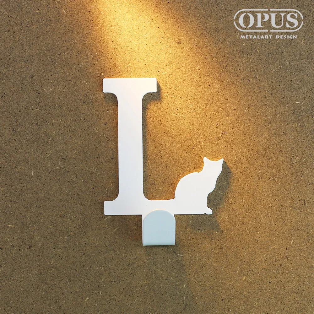 【OPUS東齊金工】當貓咪遇上數字8 壁飾掛勾 傢飾掛架生活收納衣架號碼掛鉤無痕 HO-nb12-8(B) 歷史價格詳細信息