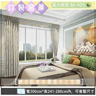 【宜欣居傢飾】萊茵河畔─雙面緹花遮光窗簾_灰-W300cm*H211-240cm以內*可指定尺寸(訂製/落地窗簾) 歷史價格詳細信息