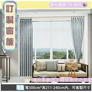 【宜欣居傢飾】浪漫花語-雙面緹花遮光窗簾(藍)W150*H230cm*2片/遮光/摺景/落地/窗簾/台灣製MIT 歷史價格詳細信息