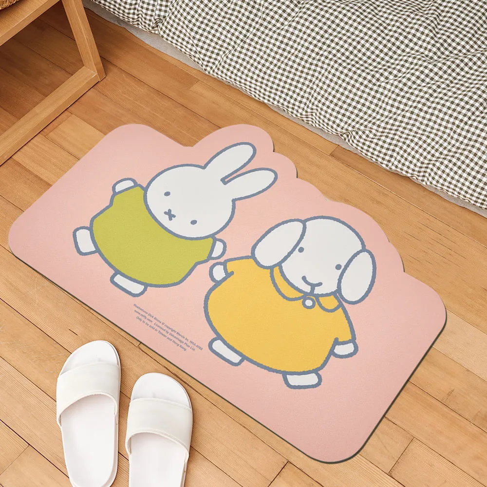 【Miffy 米飛】軟式珪藻土織物柔感地墊 兔年 孩童人氣款(60x40cm) 歷史價格詳細信息
