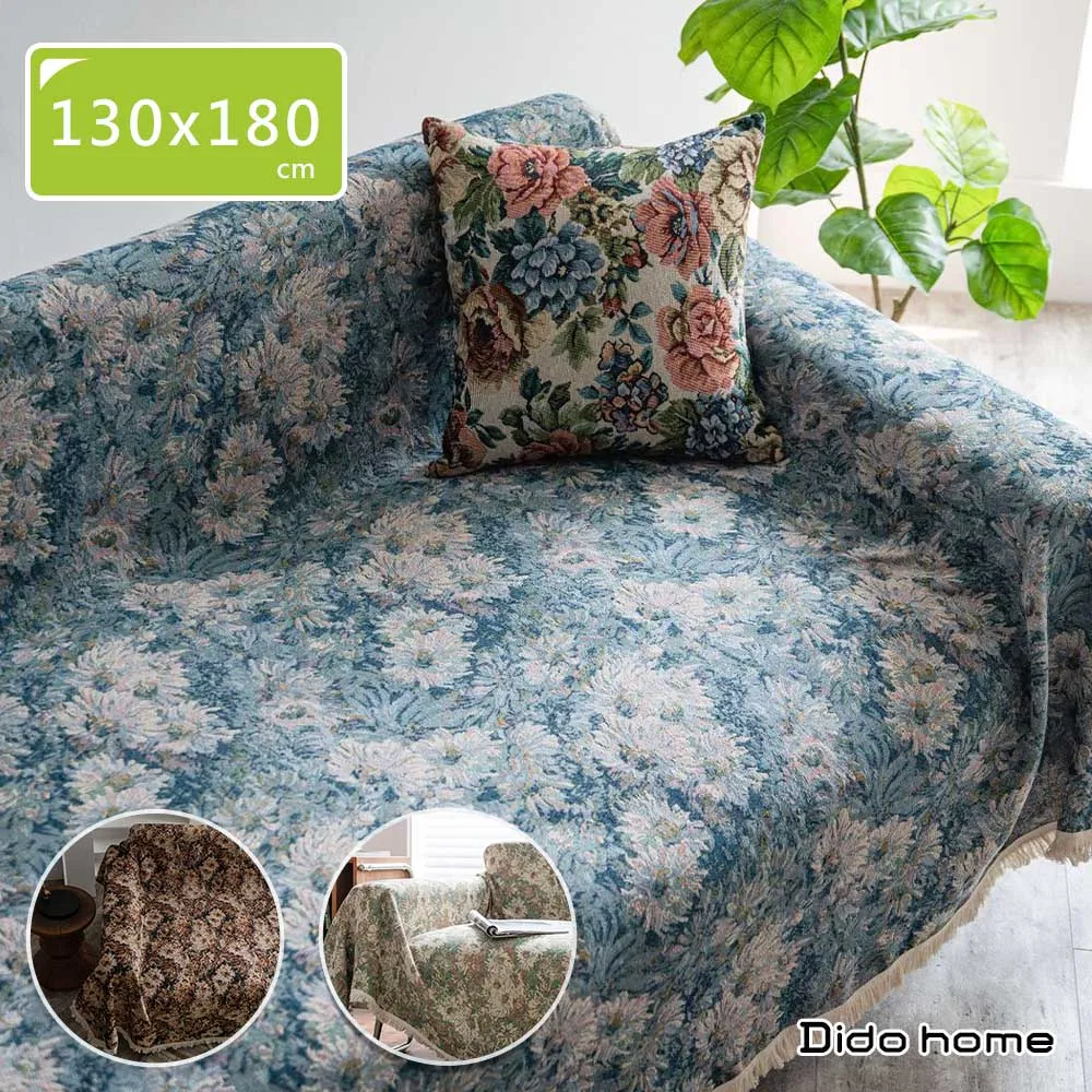 【Dido home】復古花束 半圓玄關防滑絲圈刮泥地墊(HM229) 歷史價格詳細信息