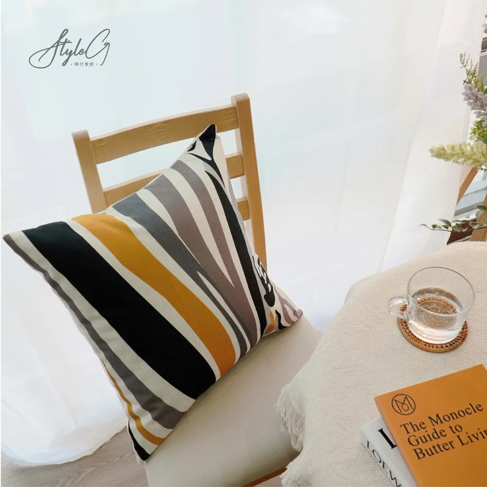 STYLE_G時代家居棉麻抱枕套-日式荷葉 歷史價格詳細信息