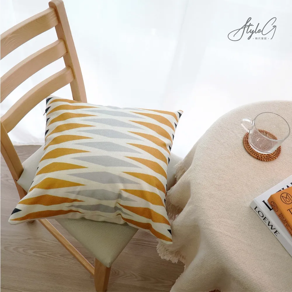 STYLE_G時代家居棉麻抱枕套-日式荷葉 歷史價格詳細信息