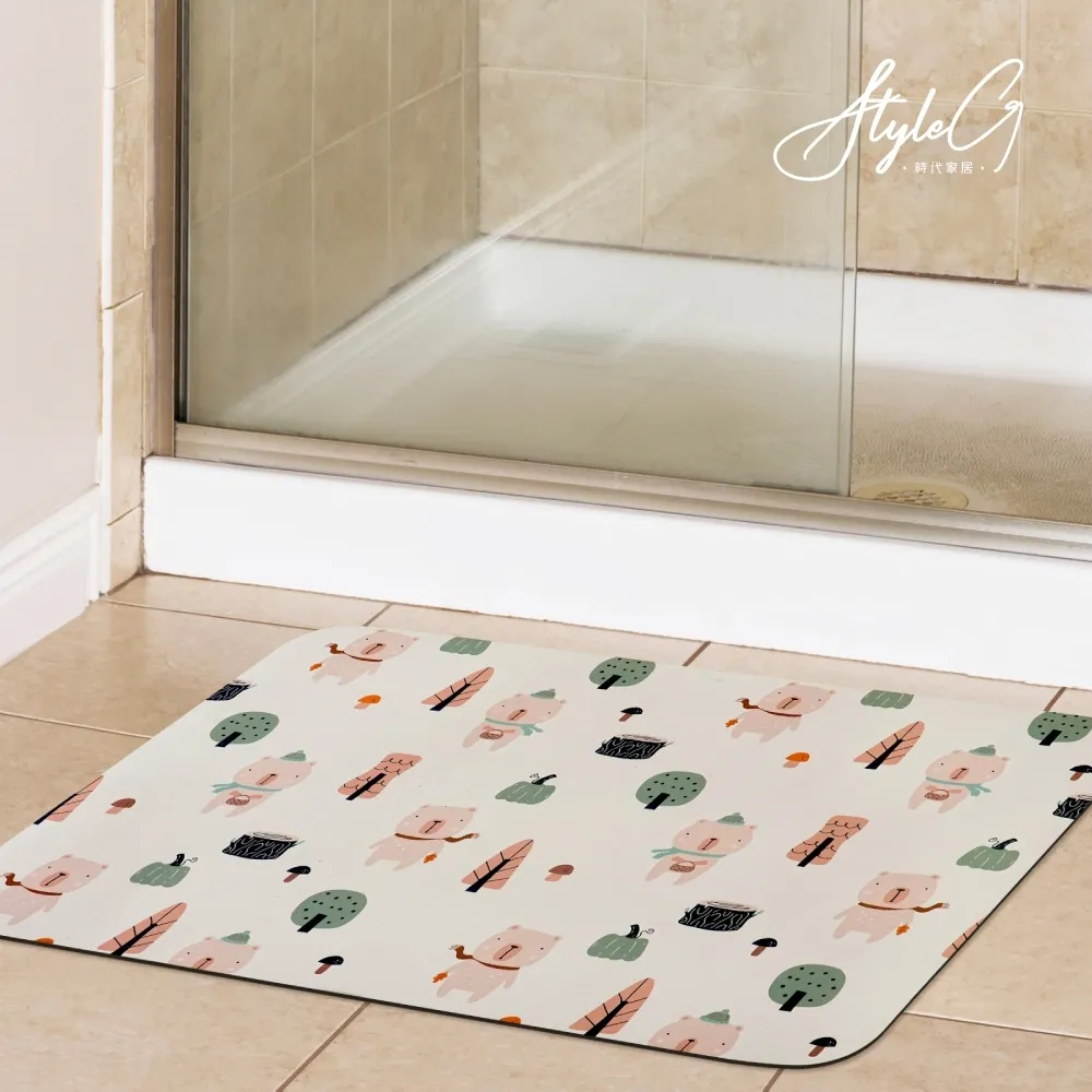 【Style_G 時代家居】吸水奈米絨軟式硅藻土地墊-多款任選(軟式硅藻土吸水地墊) 歷史價格詳細信息