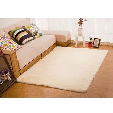 【幸福揚邑】舒壓長毛羊絲絨超軟防滑吸水地毯-80x160cm-銀灰款 歷史價格詳細信息