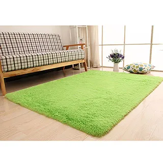 【幸福揚邑】舒壓長毛羊絲絨超軟防滑吸水地毯-80x160cm-銀灰款 歷史價格詳細信息