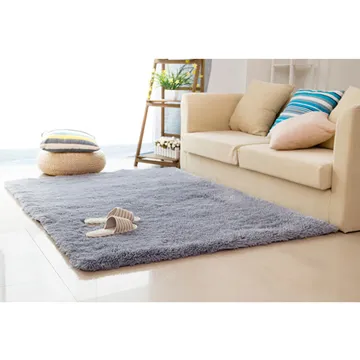 【幸福揚邑】舒壓長毛羊絲絨超軟防滑吸水地毯-80x160cm-銀灰款 歷史價格詳細信息