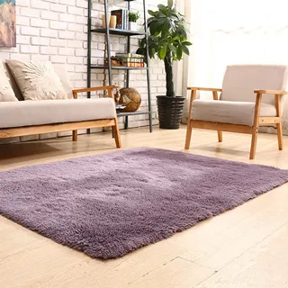 【幸福揚邑】舒壓長毛羊絲絨超軟防滑吸水地毯-80x160cm-銀灰款 歷史價格詳細信息