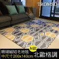 TROMSO珊瑚絨短毛地毯-中尺寸M北歐風潮200x140cm 歷史價格詳細信息