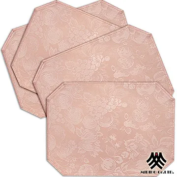 《M.B.H─水果花園》緹花防潑水餐墊(淺綠)(4入) 歷史價格詳細信息