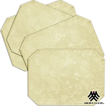 《M.B.H─水果花園》緹花防潑水餐墊(淺綠)(4入) 歷史價格詳細信息