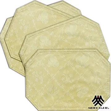 《M.B.H─水果花園》緹花防潑水餐墊(淺綠)(4入) 歷史價格詳細信息